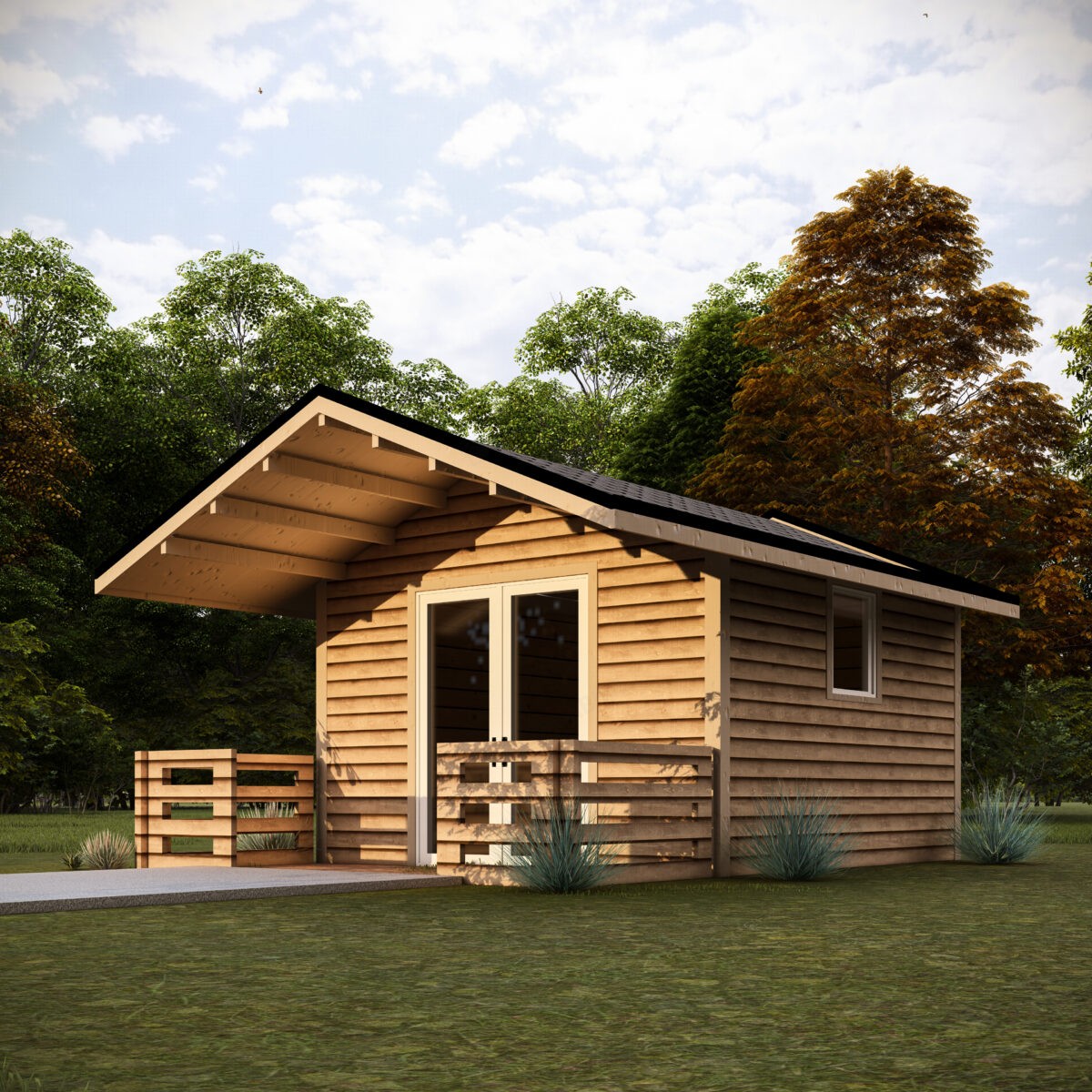 DUNDALK GARDEN LOG CABIN 3.8M X 5.3M
