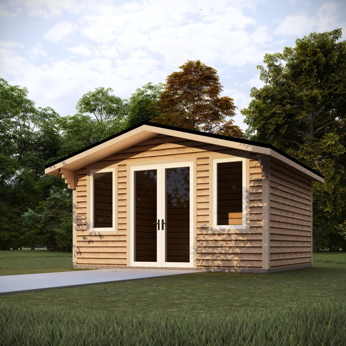 MALLOW GARDEN LOG CABIN 5M X 5M