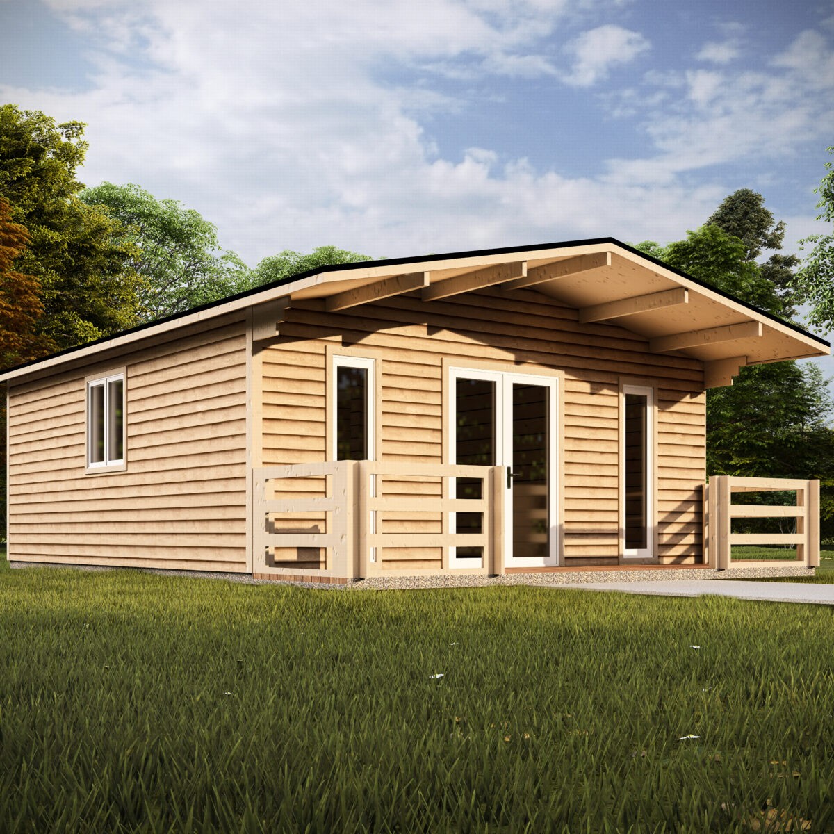 8m x 6m One Bedroom B with Veranda - Image 2