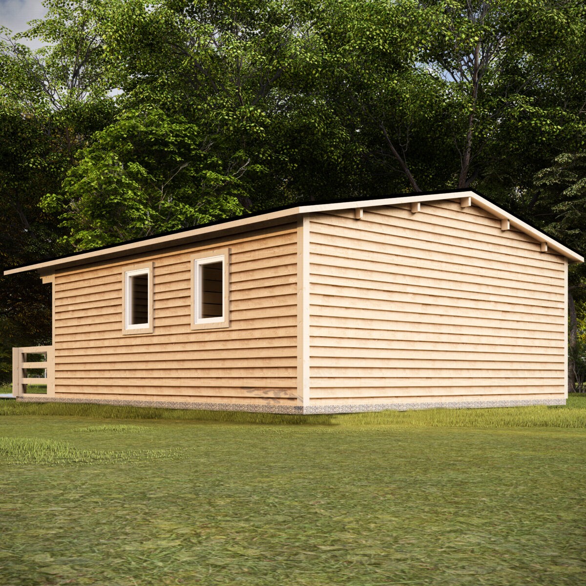 8m x 6m One Bedroom B with Veranda - Image 4
