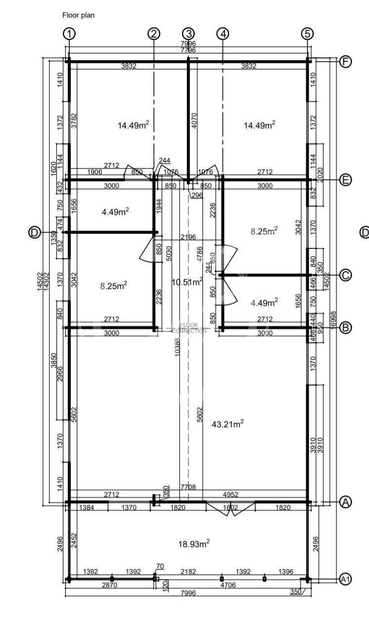 4 Bed Cabin Floor Plans